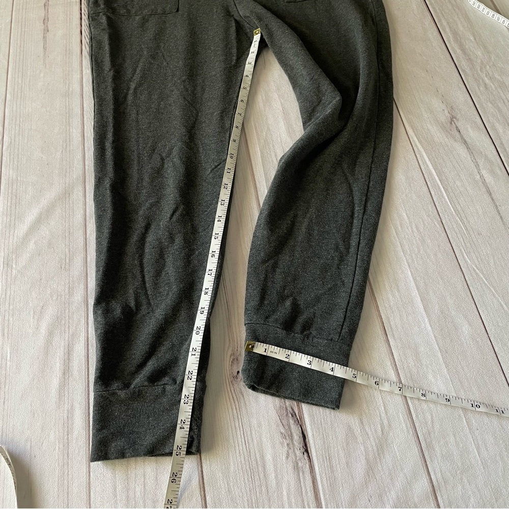 Smash + Tess Long Sleeve Hooded Jumpsuit Women’s M Charcoal Gray Zip Super Soft - Picture 14 of 15